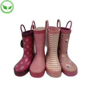 Stivali da Pioggia Personalizzati per Bambini, Stivali di Gomma Wellington Impermeabili, <span class=keywords><strong>Scarpe</strong></span> Antiscivolo per Bambini - Product Image 1