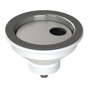 Scarico per Lavello da Cucina MERCURIO a Vasca Singola con Rubinetto, Valvola in Ottone a 3 Fori, Dimensione Scarico 1-1/2\" X 114 mm, Materiale Acciaio Inossidabile - Product Image 1