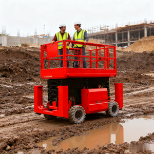 ลิฟต์ยกกรรไกรแบบใช้มือหมุนด้วยตนเองใหม่แพลตฟอร์มการทำงานทางอากาศ - Product Image 6