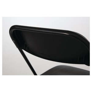 Silla de comedor plegable portátil para eventos de plástico PP negro al aire libre, venta al por mayor de outlet de fabricante para bodas - Product Image 6