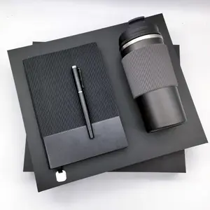 Custom Corporate Promotional Gifts Set With Logo Coffee Cup and Stylus Pen and Notebook gift set