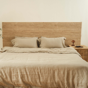 Bán buôn Linen giường và bộ đồ giường đặt khách sạn linen sang trọng mềm 100% Linen bộ đồ giường đặt - Product Image 1