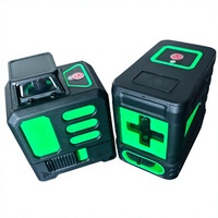 Niveau laser à faisceau vert, mini niveau laser, outil d'alignement avec pochette de rangement pour la construction et le bricolage à domicile, prix d'usine en gros