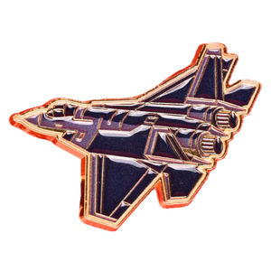 Custom Airplane Alloy Brooch <b>Pin</b> With <b>Butterfly</b> Clasp Gift Box Packaging For Business Gifts - Product Image 4