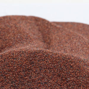 Abrasivo de <span class=keywords><strong>Granate</strong></span> de Alto <span class=keywords><strong>Valor</strong></span>, Grado Industrial, Malla 80A, Arena de <span class=keywords><strong>Granate</strong></span> Roja para Corte por Chorro de Agua y Filtración - Product Image 5