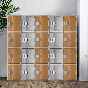 Toppla Color China Made Heavy Duty 6 Door Plastic Locker Combination <b>Lock</b> Key <b>Lock</b> Eco-Friendly Durable Waterproof Smart Storage - Product Image 3