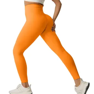 Diskon besar-besaran pabrik celana Yoga Multi Warna barang baru celana Yoga olahraga pinggang tinggi