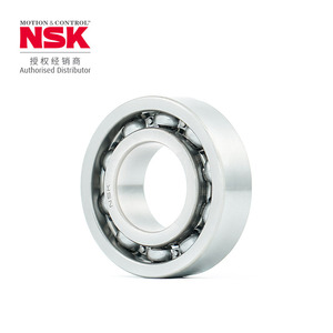 ตลับลูกปืนเม็ดกลมร่องลึก Nsk 6011 55x100x21 มม. แถวเดียว แบบเปิด เหล็กโครเมียม P0 เมตริก สำหรับโรงงานผลิต - Product Image 2