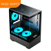 Boîtier de jeu en acier SPCC K-192 en promotion, compatible ITX MATX ATX, alimentation 280 mm, carte graphique 160 mm, refroidisseur CPU, 4 emplacements d'extension PCIe