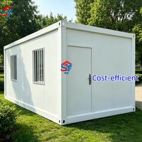 Casa Prefabricada de 20 Pies, Casa Modular Prefabricada, Dormitorio de Bajo Costo para Obras de Construcción