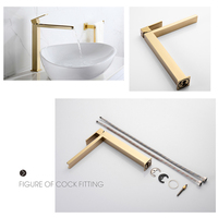 Robinet de lavabo monocommande en laiton au design moderne, finition chromée, avec capteur sans contact, cartouche céramique, à poser sur le comptoir, pour salle de bain et chambre.