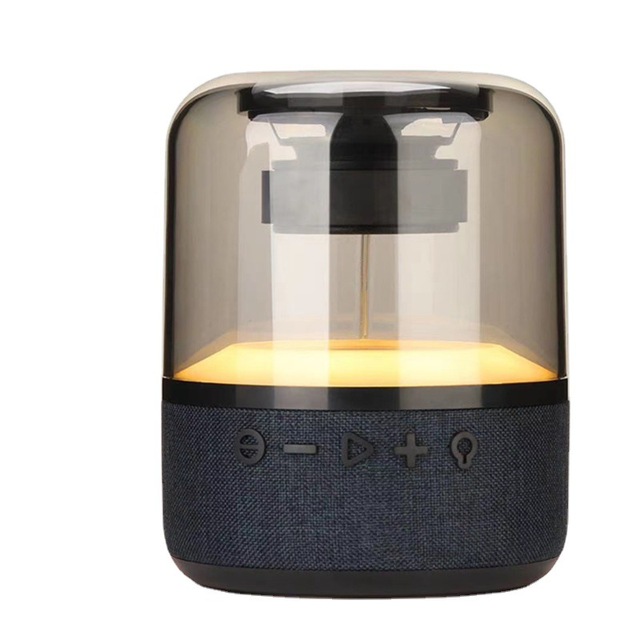 Smart Wireless RGB LED Light 5W Stereo Surround 3600mAh Rechargeable TF Card for 5.0 for Alexa Fashion Portable Speaker