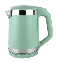 Bouilloire électrique à double paroi Cool Touch 1,7 L, intérieur en acier inoxydable 304, anti-brûlure, arrêt automatique, usage domestique, classe énergétique A+