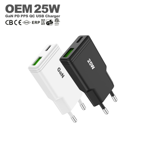 <span class=keywords><strong>Cargador</strong></span> KC GaN de 25 W, Tipo C, <span class=keywords><strong>Carga</strong></span> Rápida para Teléfonos Móviles, Adaptador de <span class=keywords><strong>Cargador</strong></span> Universal de Pared, <span class=keywords><strong>Cargador</strong></span> USB C de 25 W para <span class=keywords><strong>iPhone</strong></span> y Samsung - Product Image 1