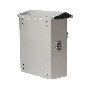 Caja de acero inoxidable impermeable IP65, armario eléctrico de metal, SUS304, medidor eléctrico galvanizado