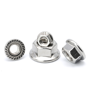 Écrous hexagonaux à bride en acier inoxydable 304/316/201 avec écrous de blocage dentelés M2.5 M3 M4 M5 M6 M12 M14 M16 M18 M20 DIN6923 - Product Image 5