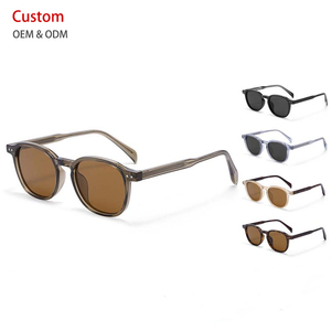<span class=keywords><strong>Gafas</strong></span> de sol con montura redonda Retro 2025 para hombre y <span class=keywords><strong>mujer</strong></span>, con montura TR90 <span class=keywords><strong>gafas</strong></span> de sol, <span class=keywords><strong>gafas</strong></span> de sol con lentes polarizadas TAC con logotipo personalizado - Product Image 1
