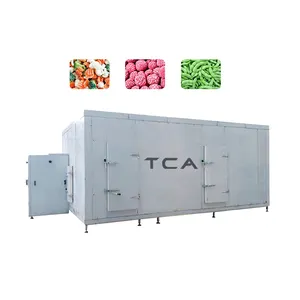 TCA Industrial Plate Automatic Liquid Nitrogen Batch Freezer Equipment for Freeze Fruit Pulp Sweet Potato Chip