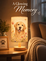 Lampe de table de luxe imprimée en 3D UV, veilleuse personnalisée avec abat-jour en tissu haut de gamme pour la décoration esthétique du salon