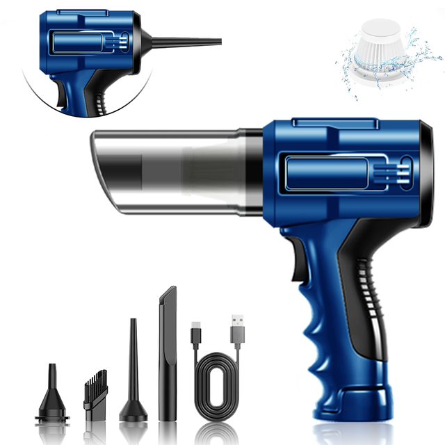 Cordless Handheld Auto Vacuum, All-in-One Suction Blow Inflation, Powerful Suction, Factory Wholesale Custom Service