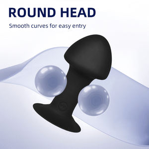 เซ็กซ์เบย์ ปลั๊กสั่นแบบเห็ดซิลิโคน ควบคุมด้วยรีโมท ชาร์จผ่าน USB สำหรับคู่รัก กระตุ้นต่อมลูกหมาก นวดหลังสำหรับผู้ชาย - Product Image 4