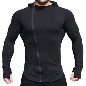 Sweat à capuche personnalisé pour homme, survêtement zippé, sweat-shirts pour homme, sweat à capuche en nylon et coton, survêtement pour homme - Product Image 4
