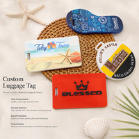 Tag Bagasi PVC Lunak Dura Ble, Tag Tas Koper Custom, Aksesoris Tas, Tag Tas Tangan, Tahan Air, Fleksibel, Hadiah Promosi