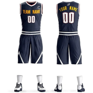 Uniforme de basketball personnalisé 100% polyester, marque personnalisée avec logo d'équipe, service OEM, uniforme de basketball de haute qualité par sublimation - Product Image 1