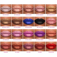 Lipstik Cair Vegan Matte Metalik Grosir Tahan Lama Tahan Air Melembapkan Melembutkan Pigmentasi Tinggi Full Coverage OEM