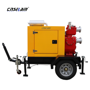 Nước thải và rác di động Máy bơm nước trên Trailer với động cơ diesel ly tâm tự hút đơn vị bơm - Product Image 3