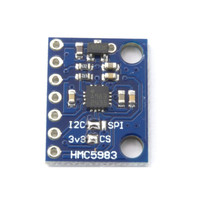 Taidacent SPI I2C — capteur multidimensionnel SPI/I2C, haute précision, 3 axes tridimensionnelles, boussole (HMC5983), pour téléphone portable