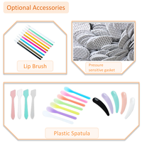 10 grammes 10ml contenants cosmétiques en plastique vides clair rond échantillon Pot pot couvercle à vis pour poudre à ongles