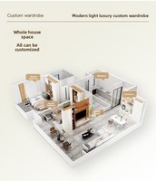 Meuble de Rangement et Coiffeuse Combinés Modernes, Ajustables, Écologiques et Portables, au Design Épuré pour Chambre à Coucher, Villa, Petit Appartement et Coin