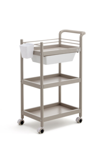 Carrito de Salón de Belleza Multifuncional Moderno y Removible con 4 Ruedas para Peluquería, Manicura, Baño, de Luxmars - Product Image 4