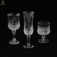Verre à whisky gobelet diamanté épaissi, verre à vin rouge gaufré, verre à champagne, verres à vin modernes, verrerie de table à manger
