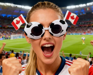 Nouvelles Lunettes de Soleil Carrées Grandes pour Enfants 2026, Design Drapeau de Football, Protection UV400 Été Hiver, Autocollants Multi-Surfaces - Product Image 4