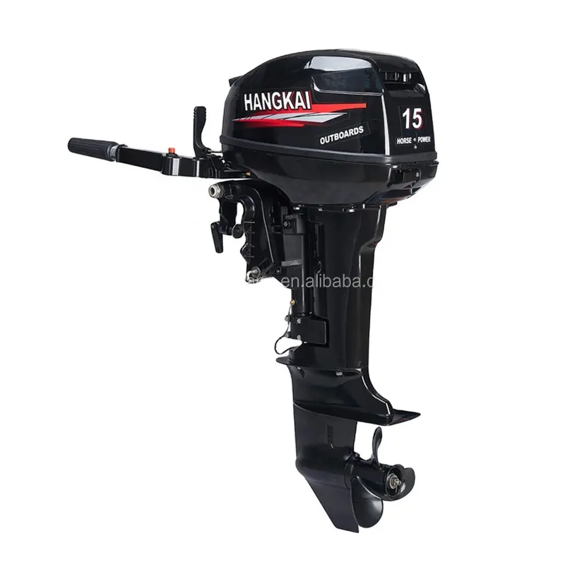 인기있는 HANGKAI 15HP 2 스트로크 긴 또는 짧은 샤프트 보트 엔진 계신 모터 판매