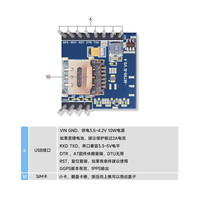 Module principal 4G Air780, GPS Beidou, station de positionnement, Internet des objets, transmission de données série sans fil, carte mère