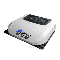 Climatiseur de toit DC 12V 24V tout-en-un avec onduleur, refroidisseur de stationnement Holicen HLS-25 2000-2400W pour camping-car, caravane, motorhome