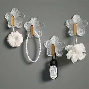 Gancho Adhesivo Cuadrado de Acrílico para Pared con Ventosa para Cocina, Baño, Oficina - Herramienta Organizadora de Almacenamiento - Product Image 1