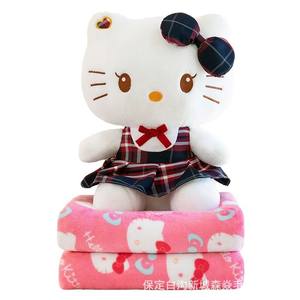 Almofada Kulomi Meileti para Alívio do Estresse Cobertor de Dupla Função para Soneca Ar Condicionado 2 em 1 Brinquedo de Pelúcia Super Macio - Product Image 5