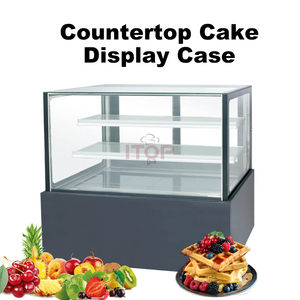 ITOP-vitrina refrigerada de 350W para repostería, vitrina <span class=keywords><strong>Rectangular</strong></span> de vidrio para refrigerar pasteles, vitrina de armario - Product Image 4