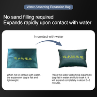 Système de prévention et de contrôle des inondations - Barrière anti-inondation, sacs non tissés absorbants l'eau et extensibles pour les secours d'urgence