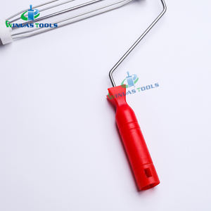 Marco de rodillo de pintura resistente de tamaño personalizado <span class=keywords><strong>gratis</strong></span> Maestra, marco de jaula de 5 cables, mango fuerte de PP viable con poste de extensión - Product Image 2