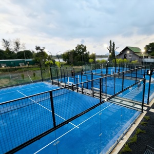 Cancha de Pádel Personalizada de Fácil Montaje, Techo de PVC, Fabricante de las Canchas de Pádel Más Hermosas, Cancha de Pádel Panorámica, Superficie para Pádel - Product Image 1