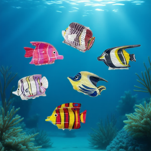 Fermagli per capelli N Sea Fish da 6 cm, design colorato a cartoni animati per donne e ragazze - Product Image 2