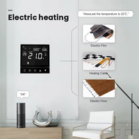 Termostato Inteligente Digital Programable Comfurter 16A 20A Tuya para Calefacción por Suelo Radiante, Termostato de Habitación con Wifi