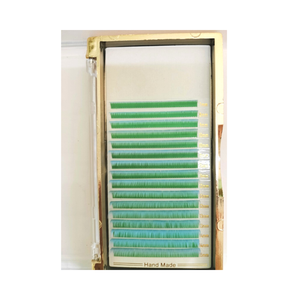 Extensions de cils individuels préfabriquées 16 lignes Plateau de marque privée de 0.15mm d'épaisseur sur toute la longueur - Product Image 1