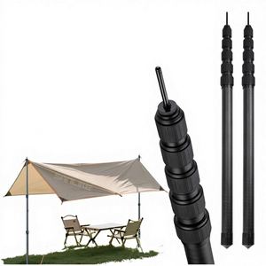 SHENYU Poste Telescópico de Fieltro de Carbono de 5mm, Ligero y Ajustable para Soporte de Toldos y Carpas de Camping al Aire Libre - Product Image 1