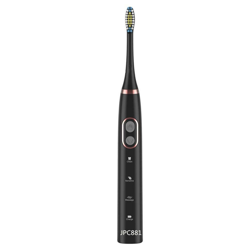 Personalizado cepillo de dientes eléctrico de 5 modos eléctrico cepillo de dientes sónico recargable para dama